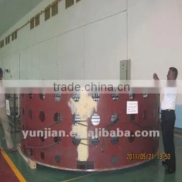 Vertical hydro turbine generator