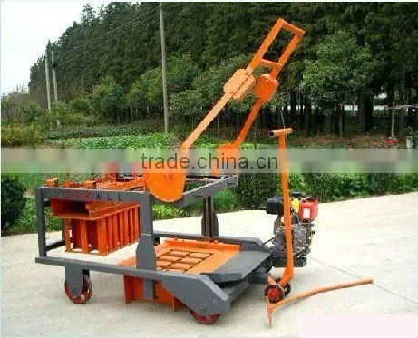 QMR 4-45 manual concrete block moulding machine