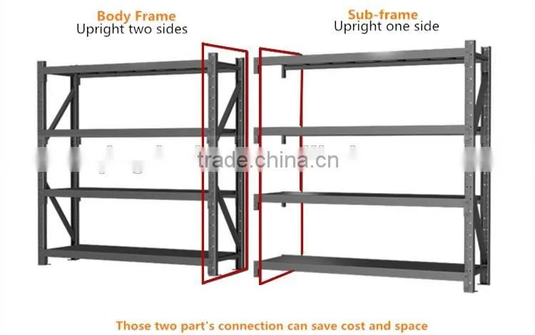 heavy duty supermarket metal storage store shelf with wheels