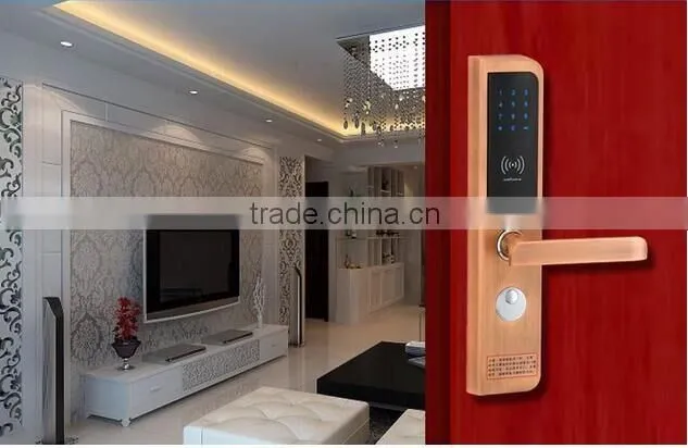 Fully Mechanical touch screen Button Door Lock