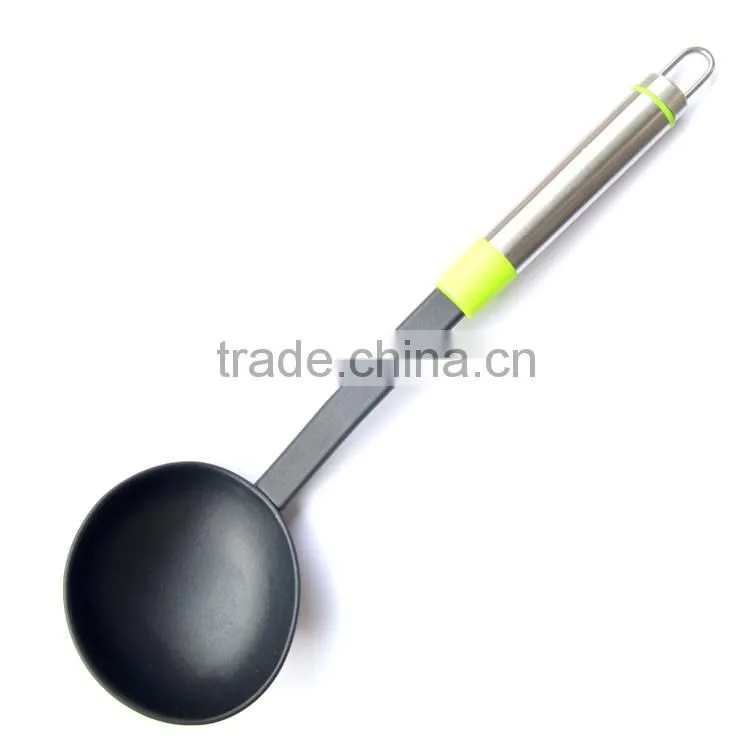 nylon non-stick kitchen cooking sets solid spoon