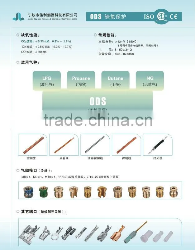thermocouple pilot ODS