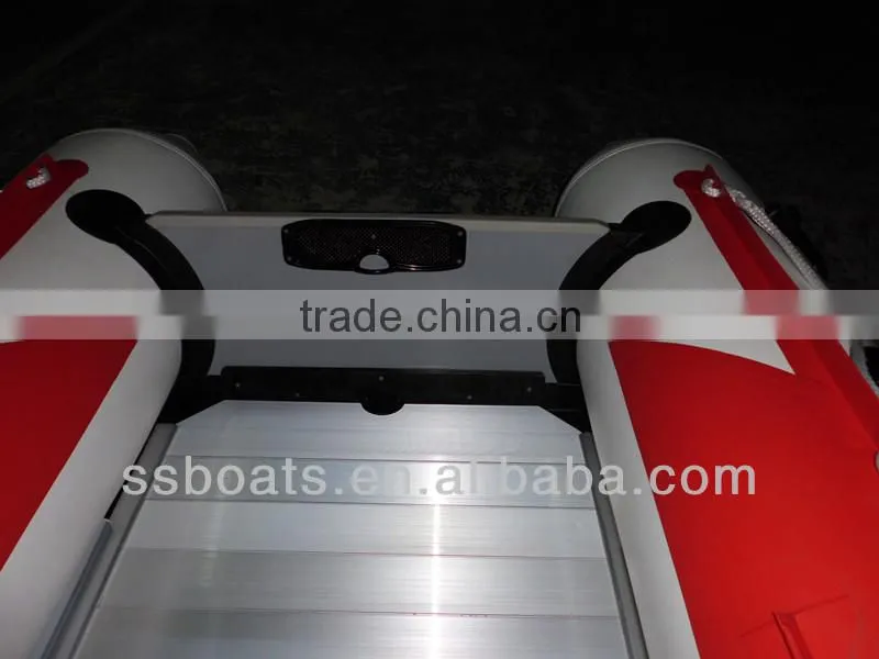 CE certificate top quality aluminum hull inflatable fishing boat
