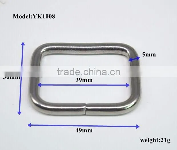 Yukai 1.5 Inch Heavyduty D-Rings Rectangle buckle in metal original