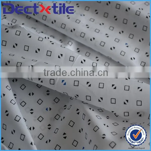dazzling printed polka dot cotton shirt fabric for printed shirt