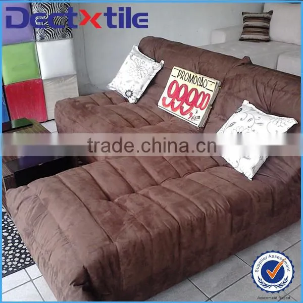 100 polyester wholesale micro suede cheap coated/bonded/flocking/brush fabric for Garment/shoes/sofa