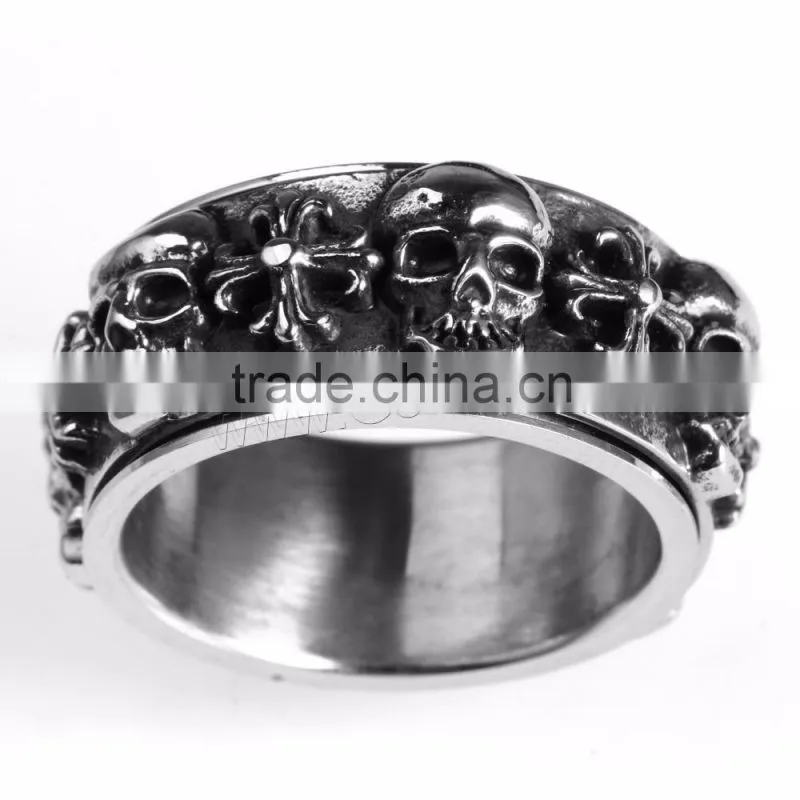 Titanium Steel skull Finger Ring