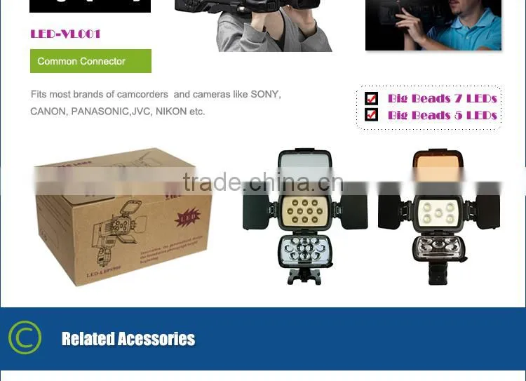 Supply Professional LED-VL001 LBPS900 Studio Video Lighting Kits and Equipment
