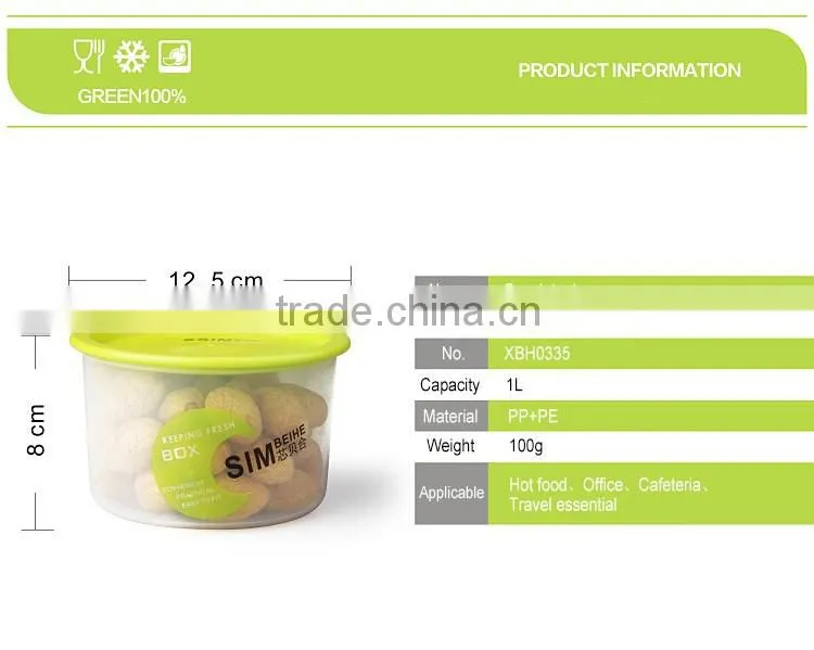 Plastic food candy jar/container 730ml