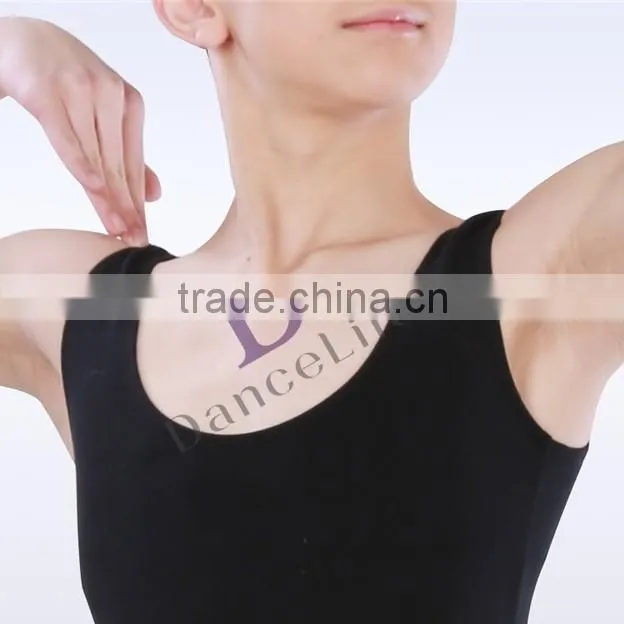 A2626 black dance unitard wholesale tank ballet unitards