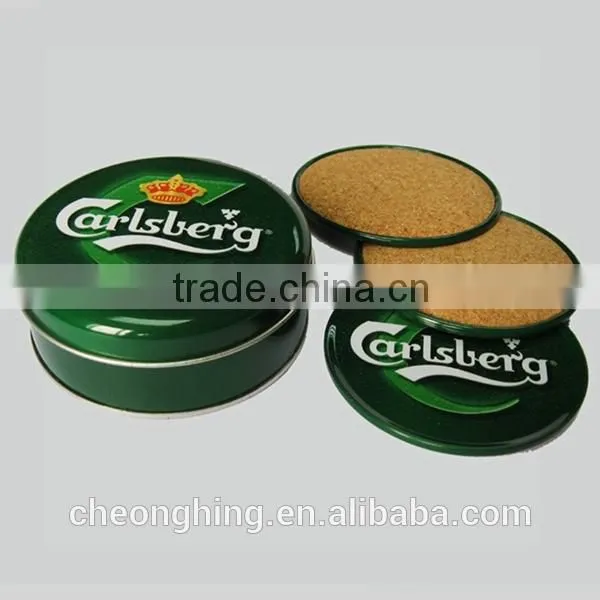 Round shape tin tray