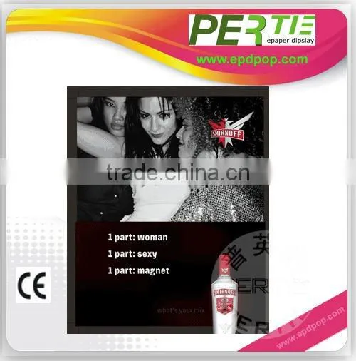 mobilephone holder for display in acryl epaper display for indoor advertisement