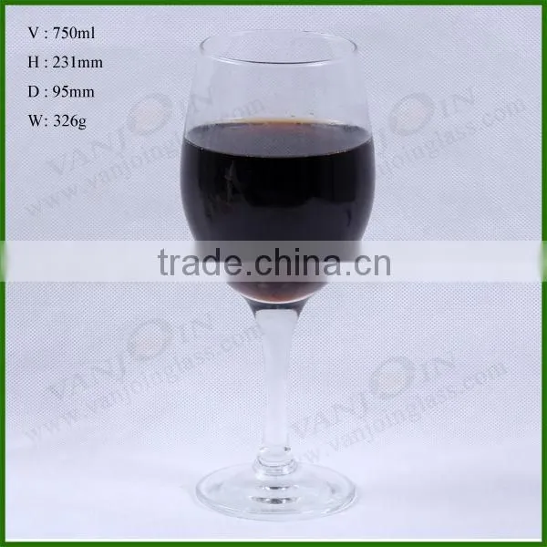 750ML Clear Glass Goblet