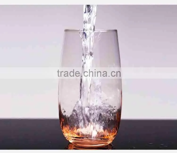 4pcs Gift Set Old fashion Hi-ball Glass Cup with color base