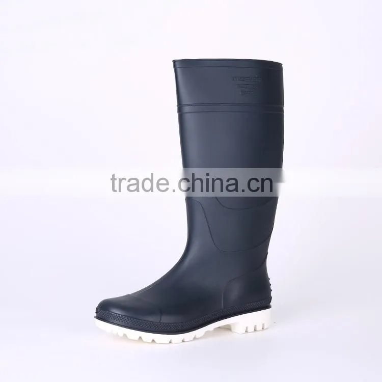 Wholesale cheap plastic pvc rain boots without steel toe, waterproof rain boot covers