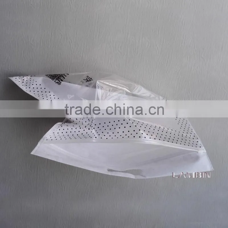 Excellent non-woven fabrics cloth and plastic packaging bag for home textiles