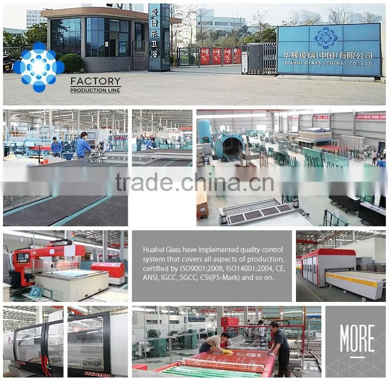 commercial building facade glass window insulated glass with CE, ISO, CCC, ANSI certification