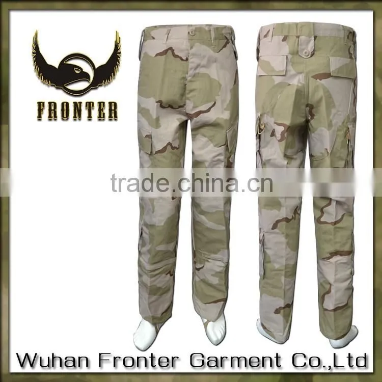 angola army desert camouflage pants military long pants for training wear