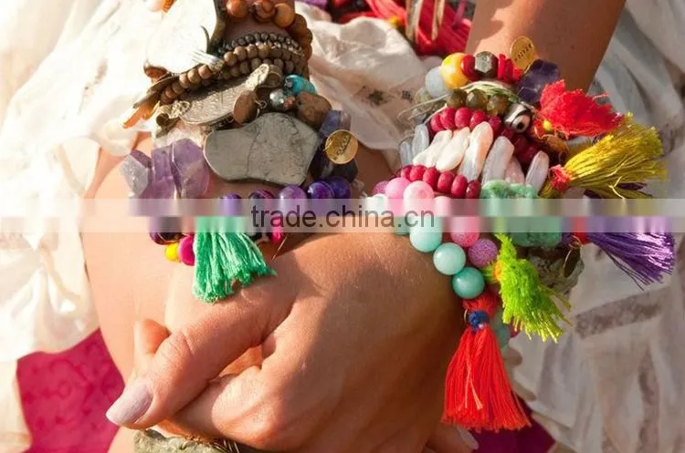 Treasure beautiful hawaiian beach spring trendy shell charm bracelet jewelry 2016