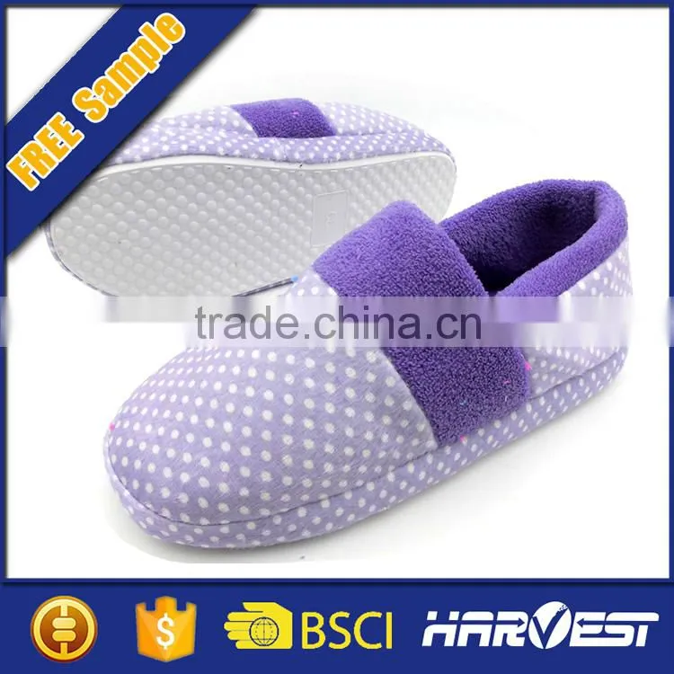 Children bedroom home cotton slippers,cheap Chinese warm slippers for kids