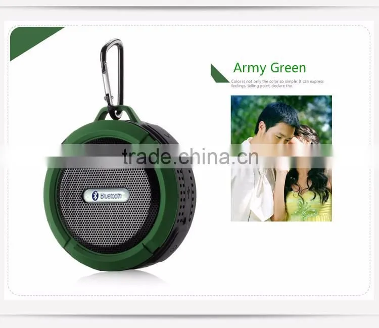 Portable Bluetooth 3 Watt Portable Speaker Waterproof with usb port