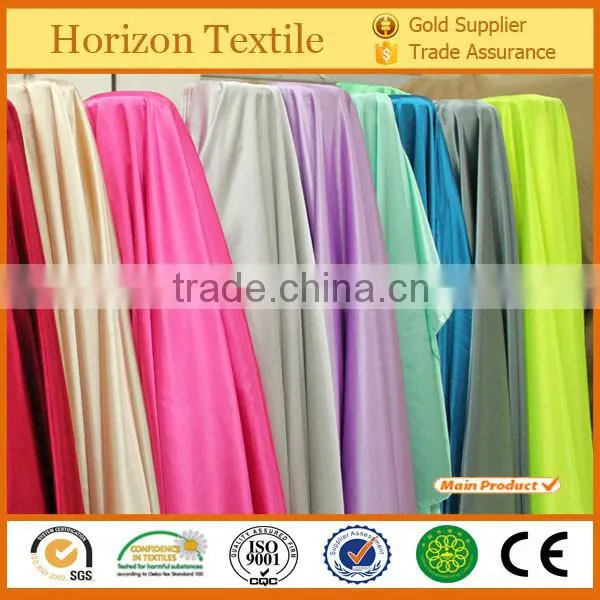 High Quality Colorful Luxury Bridal Satin Fabric