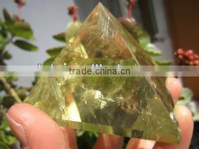 Natural Crystal Citrine Pyramid