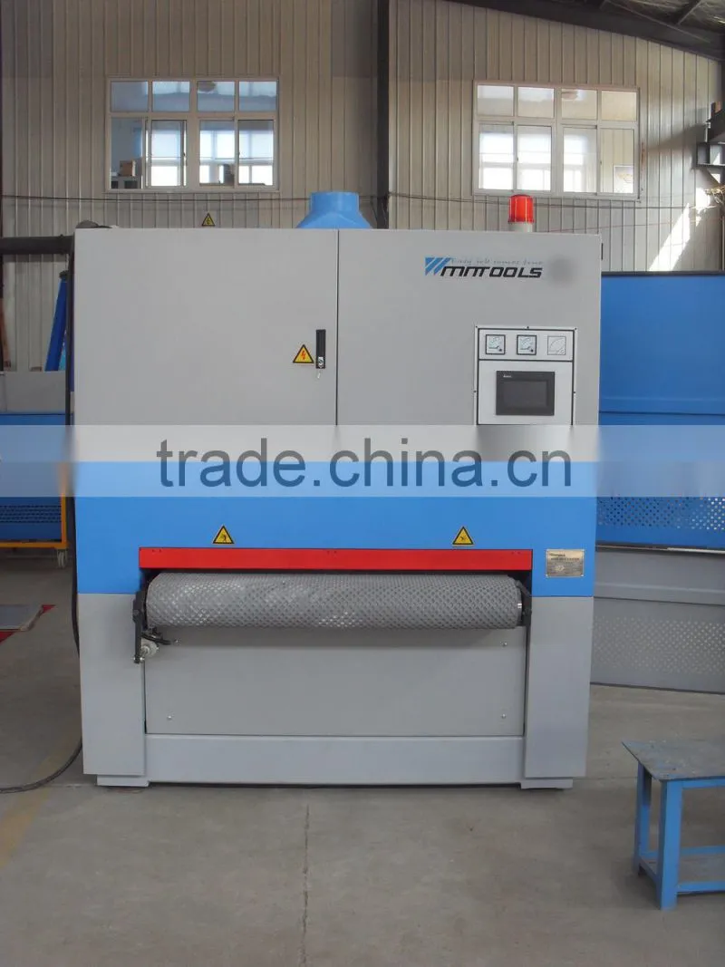 Wood primer sanding machine , wide belt sander