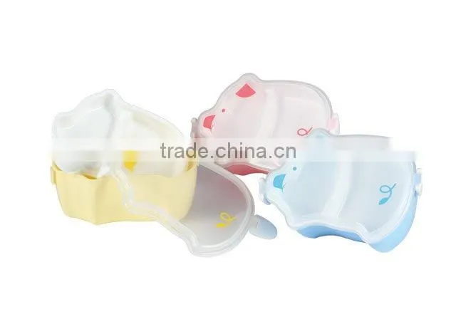 Chicken-shaped, double-layers lunch box