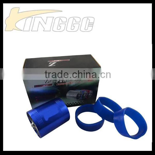 Aluminum Double Turbine Power Launcher Blue color