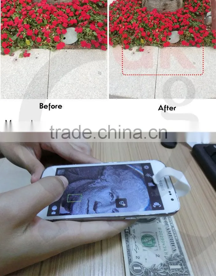 3 in 1 Clip-On 180 Degree Supreme Fisheye + 0.67X Wide Angle+ 10X Macro Lens For iPhone 6