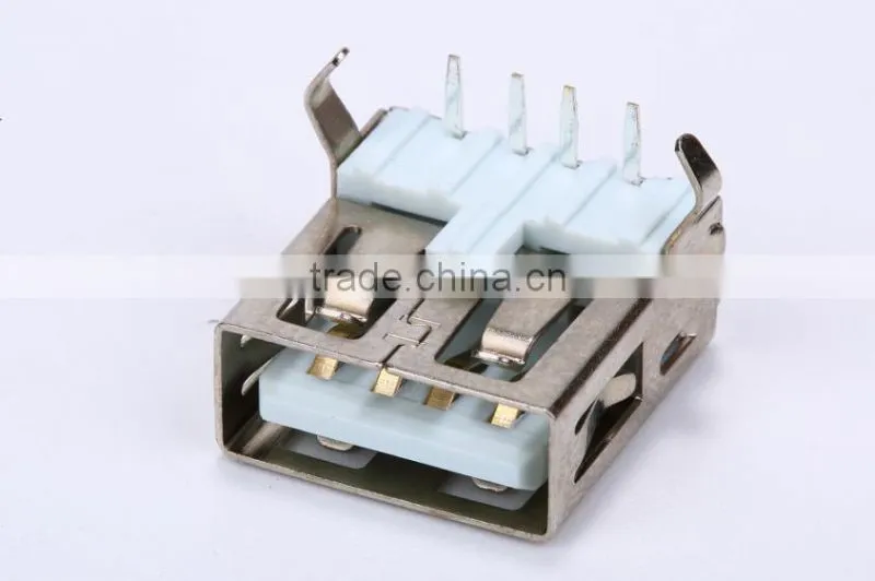 wenzhou 2.0 USB ATYPE 4P 90 degree usb socket