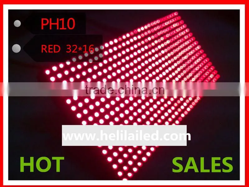 P10 RED color 320x160 outdoor module for led display screen water proof
