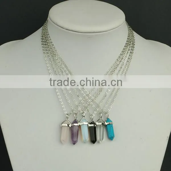 sample order glass bullet rectangle cheap necklace pendants