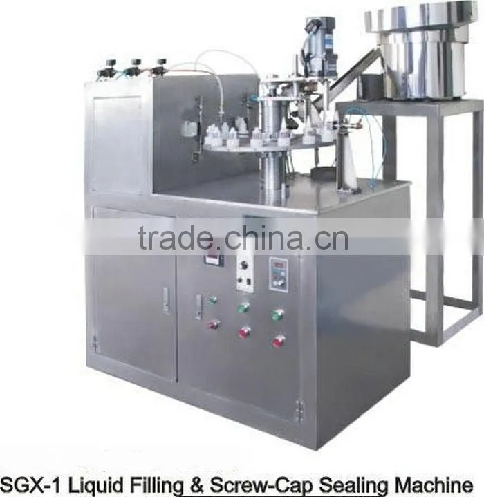1.1KW Screw Cap Liquid Tube Filling And Sealing Machine