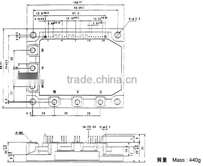 (Power Module) 6MBP50RA060-01
