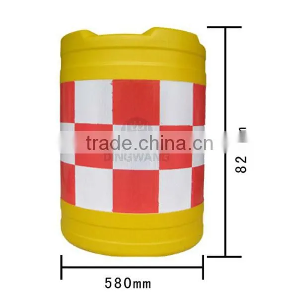 Circle Plastic Buckets Temporary Barrier