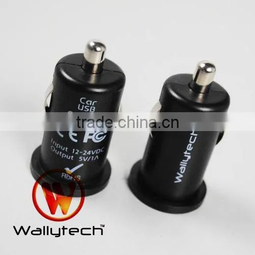 Wallytech WIA-071 Mini USB Car Charger For iPhone 4 3GS 3G For iPod For iPad For Mobile Phone