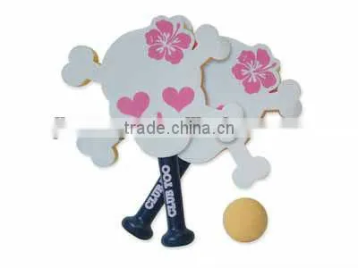 Sponge racket toy flying toy butterfly