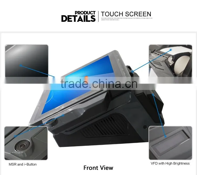 Point of Sale Monitor and Printer Windows 8 with Touch Screen