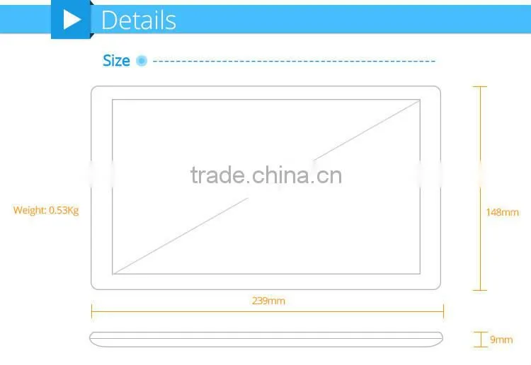 Quad core 1.2GHz powerful CPU Allwinner A33 cheapest 10 inch tablet pc wifi android tablet