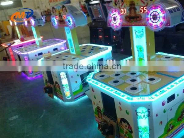 indoor amusement hit beans game machine kids compete game