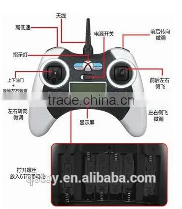 6048 4CH 4Aixs EFO Quadcopter Helicopter RC