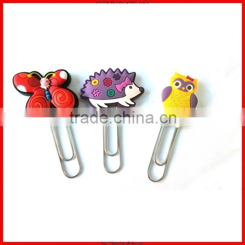 Different Kinds Paper Clips Custom pvc image Paper Clips