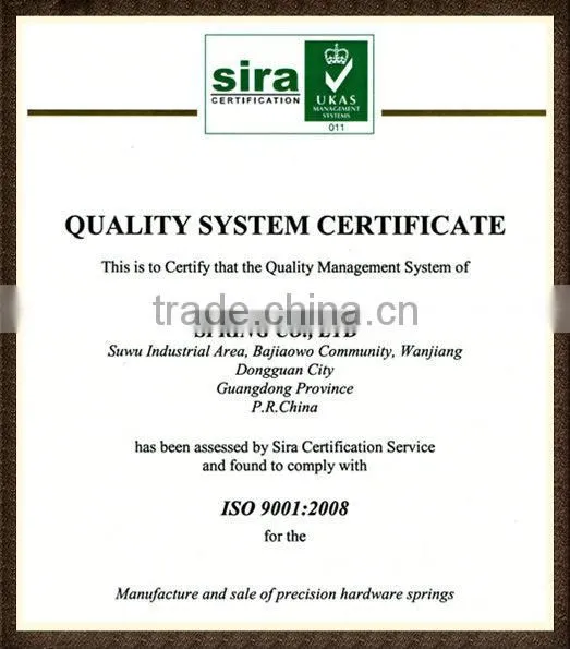 Cabinet Gas Spring Product Manufacture