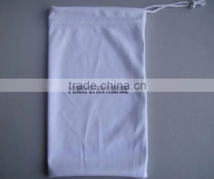 Fancy Colorful Drawstring Microfiber Travel Pouch