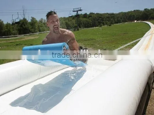 Popular giant inflatable water city slide, inflatable slip N water slide for adult