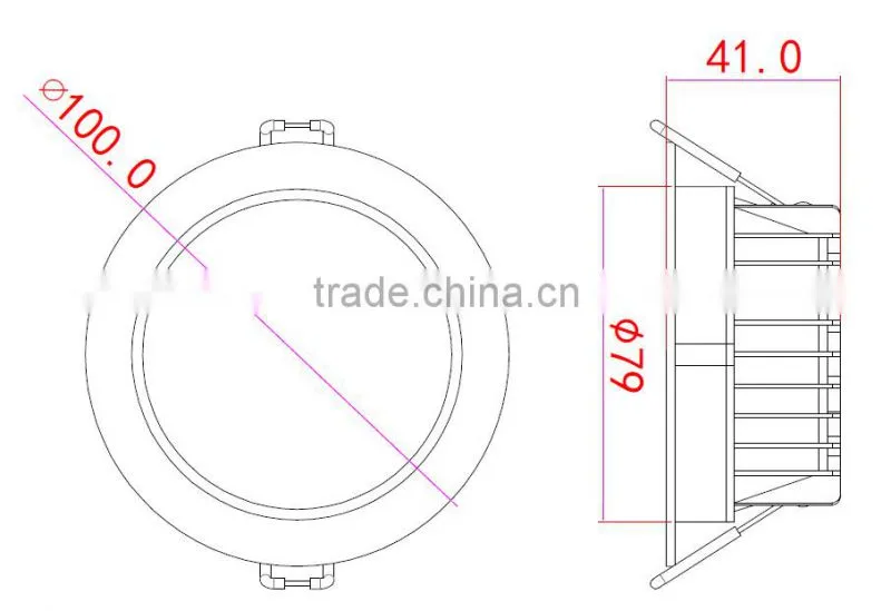 high brightness led ceiling panel light, modern outdoor led up and down wall light 10w IP44