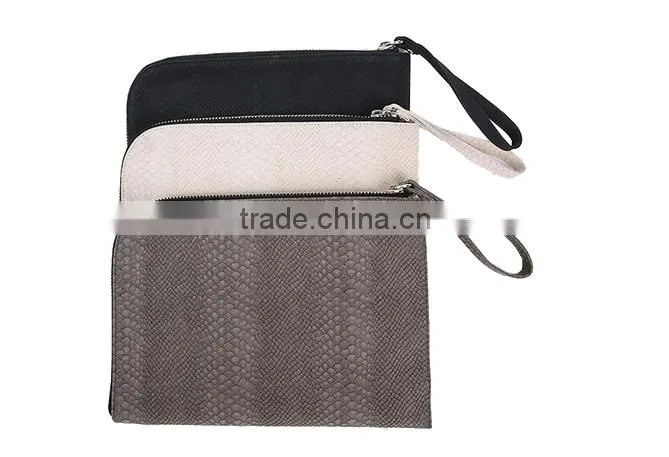 2016 New Design Alligator leather lady casual clutch bag