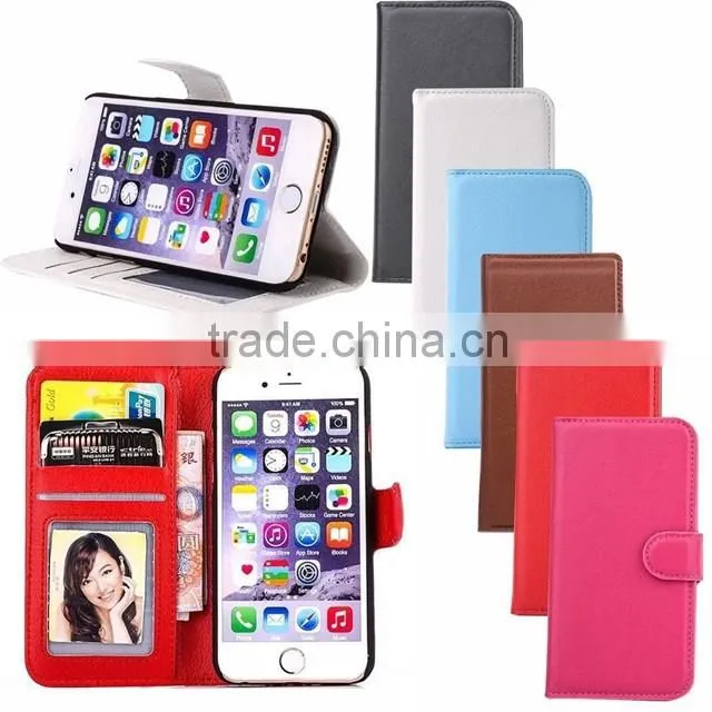 Photo album leather low price china mobile phone leather case for iphone 6